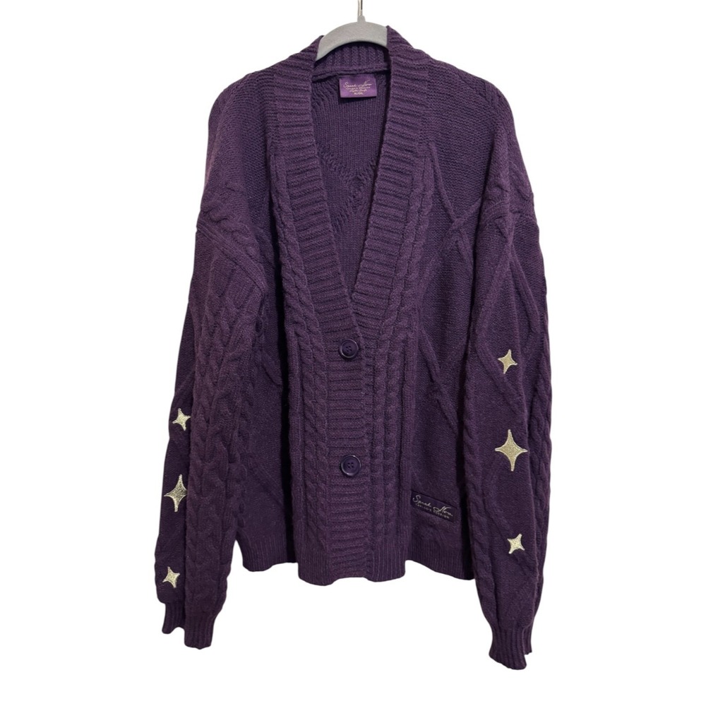 Taylor Swift Cardigan Women's XL/2XL Purple Speak Now Taylor's Version RN 102050